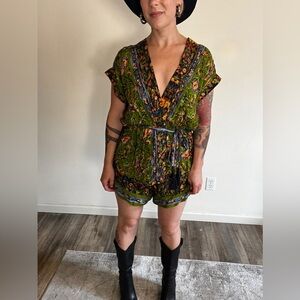 Free people floral summer two piece set women’s sz small